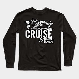 Cruise Squad 2024 Vacation Matching Family Long Sleeve T-Shirt